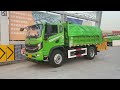 Best Technique Landfill Process New SHACMAN F3000 Dump Truck Unloading Soil Mix Rock