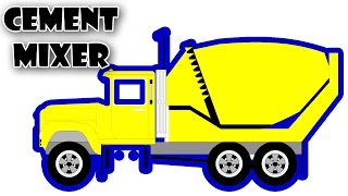 Trucks For Children - Cement Mixer Trucks, Monster Trucks, Dozer Construction Trucks #2