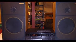 Vintage Early 90s Pioneer Stereo Gear Tour and Sound Test