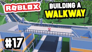 Building a Roof Walkway in Roblox My Prison - #17