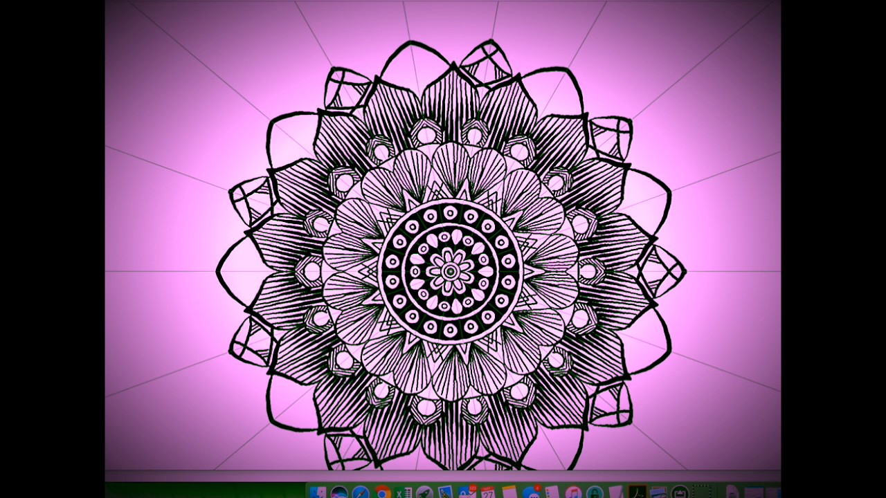 Digital Mandala Creation Time Lapse Youtube