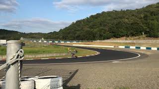 岡山国際サーキット S字 カーブ ロードバイク 自転車 耐久レースOctober 14, 2019