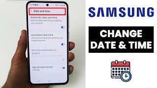 How to Change Date \u0026 Time In Any Samsung Phone