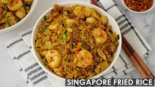 How to Make Easy Singapore Fried Rice Takeaway Style