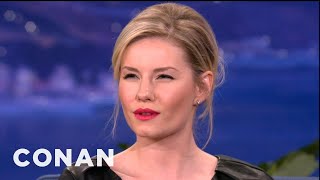 Elisha Cuthbert Impersonates Renée Zellweger ​\u0026 Ellen DeGeneres | CONAN on TBS