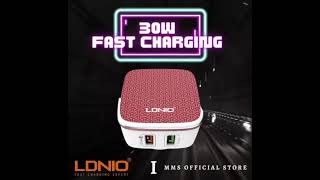 LDNIO A2405Q ( UK PLUG) QUICK CHARGE 3.0 USB CHARGER POWER BANK FAST CHARGE A-2405 qc3.0