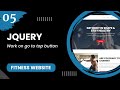 jQuery #5 - Work on go to top button