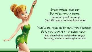 Tinker Bell - Fly to Your Heart - Selena Gomez [Lyrics video + Terjemahan Indonesia]