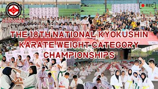 The 18th National Kyokushin Karate Weight Category Championships | IKO Kyokushinkaikan Philippines