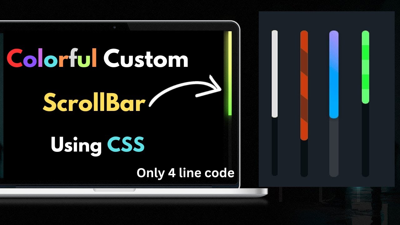 Make Custom Scrollbar Using Html & CSS - YouTube