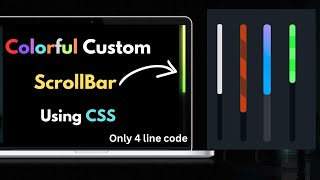 Make Custom Scrollbar using Html & CSS