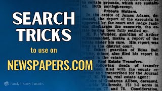 5 Newspapers.com Search Tricks You Should Use RIGHT NOW