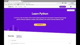 codeCademy python intro