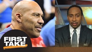 Stephen A. Smith can't love Big Baller Brand league because of LaVar Ball | First Take | ESPN
