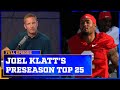 Ohio State, Georgia lead Joel Klatt’s Preseason Top 25 Rankings for the 2024 Season