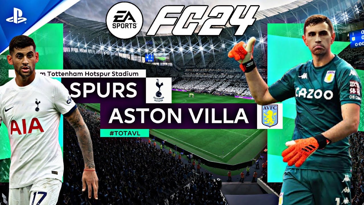 EA FC24 - Tottenham Vs Aston Villa | PS5™ [4K 60] Gameplay | English ...