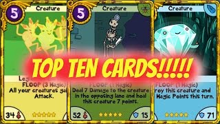 10 Most Powerful Cards in Card Wars!!!