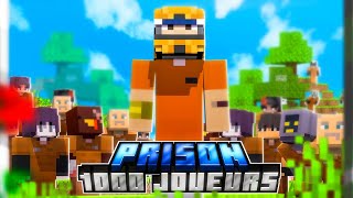 1000 JOUEURS dans une PRISON sur Minecraft