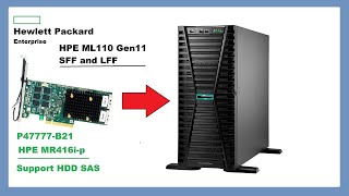 Installing Megaraid MR416i-p on HPE ML110 Gen11