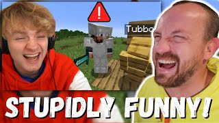 STUPIDLY FUNNY! TommyInnit Minecraft's Funniest Hide And Seek... (REACTION!) Tubbo & Schlatt