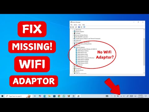 How to Fix Missing WiFi Adapter in Windows 10/11 | Network Adapter Not Detected Solution