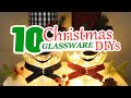 10 Ways to Decorate For Christmas Using Glass - Christmas glass ideas