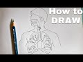 Human Respiratory system| how to Draw Human Respiratory system Diagram step by step Drawing