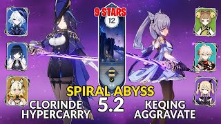 New 5.3 Spiral Abyss | Clorinde Hypercarry Team and Keqing Aggravate | Genshin Impact Floor 12