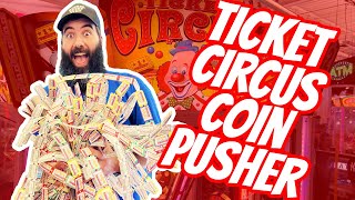 How To Play the Ticket Circus Coin Pusher