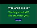 100 pang araw araw na mga pangungusap for filipino learners with tagalog english translations 2025