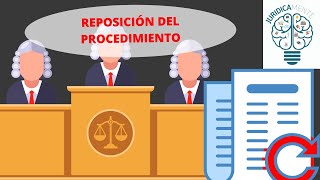 LA REPOSICIÓN DE PROCEDIMIENTO