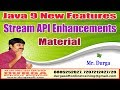 Download Java 9 New Features: Stream API Enhancements Material