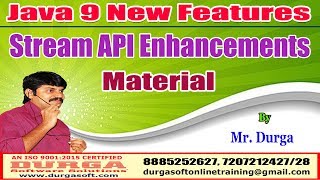 Download Java 9 New Features: Stream API Enhancements Material