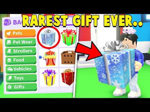 We opened the 7 *RAREST* GIFTS in Adopt Me!