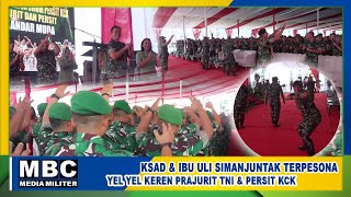 Wow! YEL YEL TERKEREN PRAJURIT DAN ISTRI TNI BIKIN KSAD JENDERAL MARULI TERPESONA🔥🔥