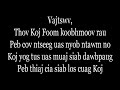 H001 Vajtswv, Thov Koj Foom Koobhmoov  Cover by Niam Pobzeb Yaj