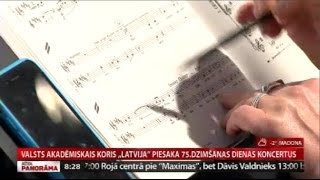 Valsts akadēmiskais koris „Latvija” piesaka  75.dzimšanas dienas koncertus