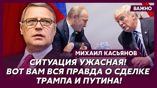 Экс-премьер России при Путине Касьянов о том, заставит ли Трамп Зеленского капитулировать