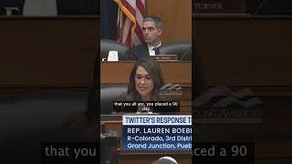 Lauren Boebert ROASTS Ex-Twitter Exec Over Suppression