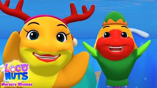Baby Shark Holiday Song | Shark Song for Kids | Nursery Rhymes and Christmas Song with Loco Nuts