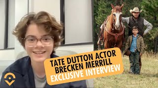 Yellowstone Tate Dutton Actor Brecken Merrill Talks Filming Season 5 and Working with Kevin Costner