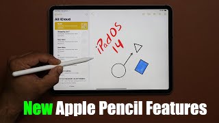 iPadOS 14 Beta running on an iPad Pro - New Apple Pencil Features