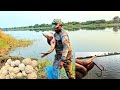 Hyderabad Fish Hunting | Big Rohu Fish Catching In River | Telugu Fishing Techniques