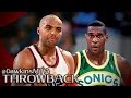 Charles Barkley vs Shawn Kemp PF Duel 1993 WCF Game 5 -  Kemp With 33, Barkley With 43-15-10 TD!