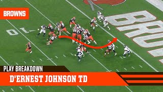 Play Breakdown: D'Ernest Johnson Touchdown | Browns Live