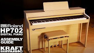 Roland HP702 Digital Piano - Assembly Guide