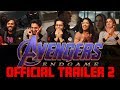 The Avengers: Endgame - Official Trailer - Group Reaction