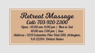 Thai Massage Therapist In Arlington, VA – Retreat Massage