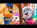 Knock Knock, Who's at the Door? | Kids at Home | Kids Cartoon | Sheriff Labrador | BabyBus