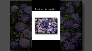 WATCH Incredible Transformation: Spring Flowers to Reverse Glass Painting with Acrylics! #shorts